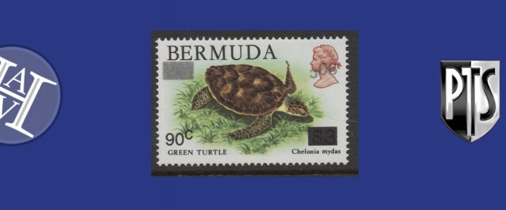 Rare Bermuda 1986 variety, sold in AVH Auction