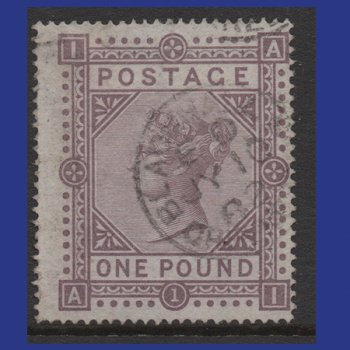 Great Britain 1878 £1 brown-lilac